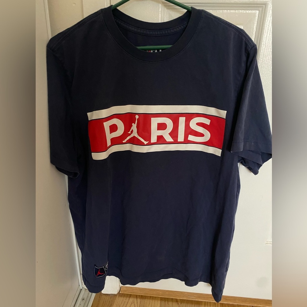 Jordan PSG Paris Navy T-Shirt